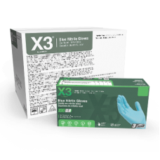 X3 Nitrile PF Ind Gloves 3 Mil